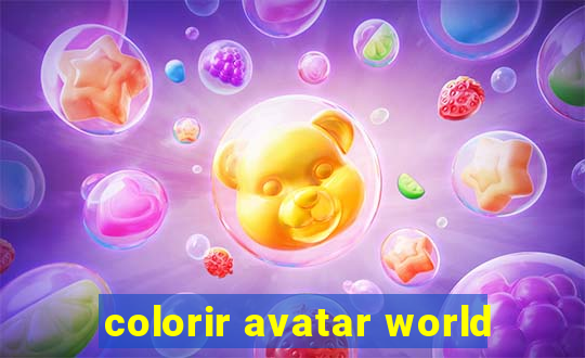 colorir avatar world